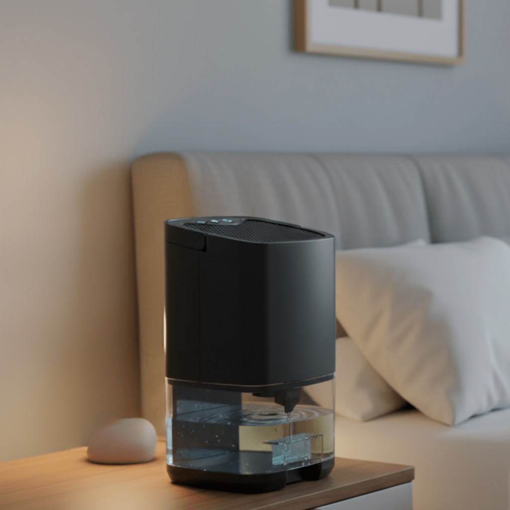 LumiDry Compact Portable Dehumidifier with Mood Lighting