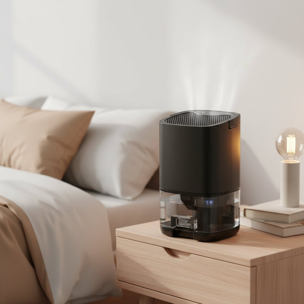 LumiDry Compact Portable Dehumidifier with Mood Lighting