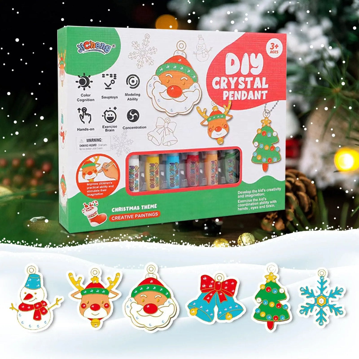 Crystal Pendant Painting Kit – Make Your Own Colorful Creations