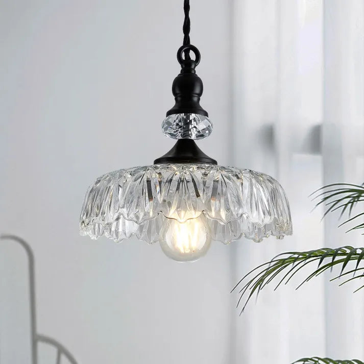 Taavita Mini Kitchen Island Glass Pendant Light | Retro Chic Design, E26/E27 Bulb Base