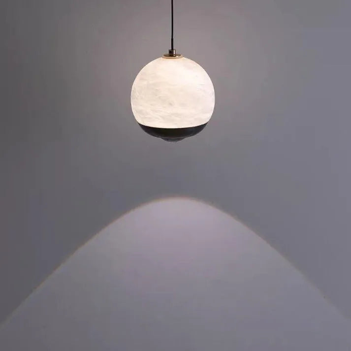 Nordic Elegance Marble & Alabaster Pendant Light