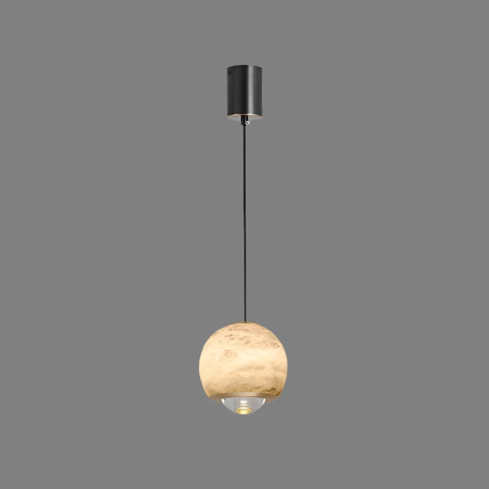 Nordic Elegance Marble & Alabaster Pendant Light