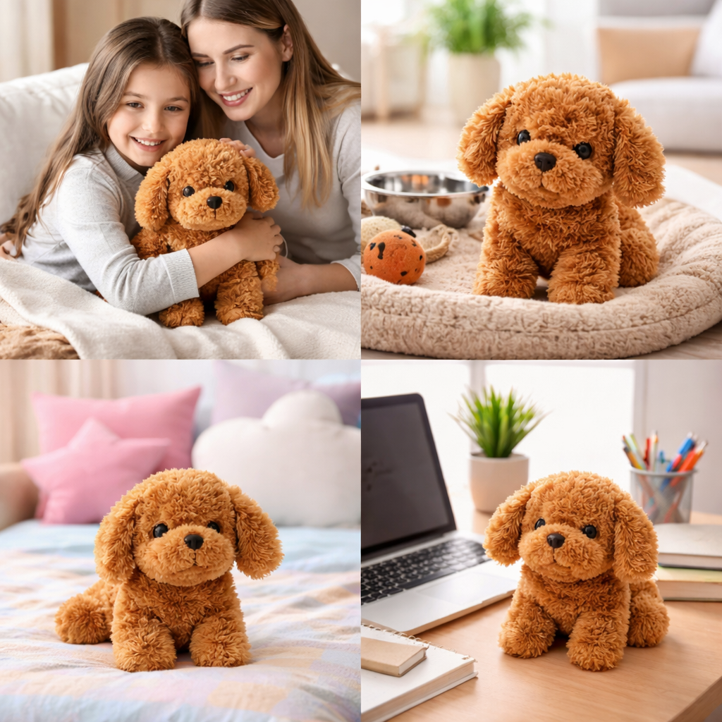 Cuddly Walking Puppy Companion with Barking Sounds