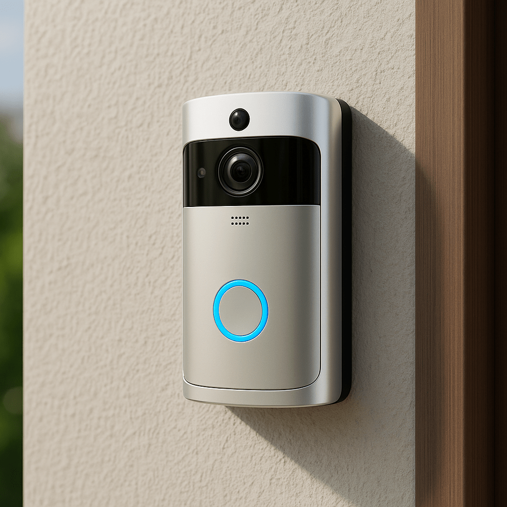 SecureVision HD Smart Doorbell with Night Vision & Intercom