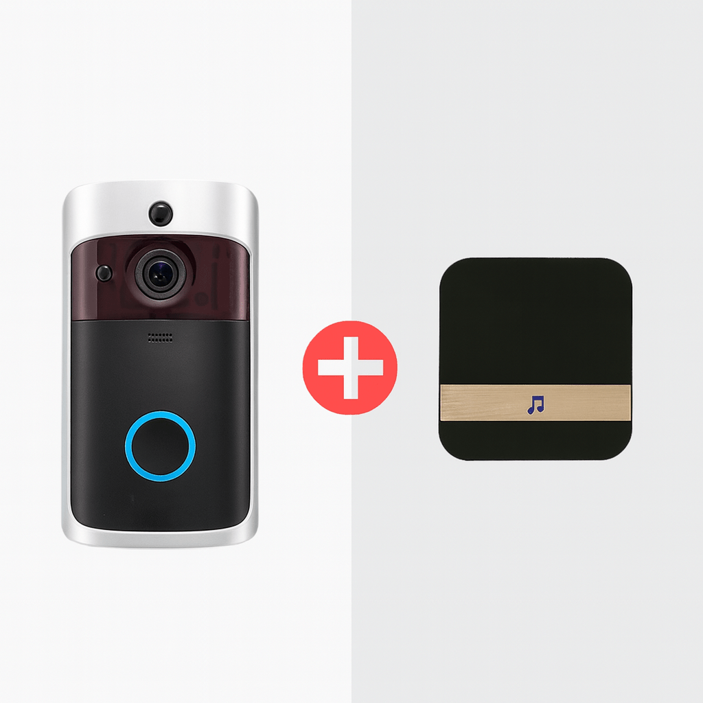 SecureVision HD Smart Doorbell with Night Vision & Intercom