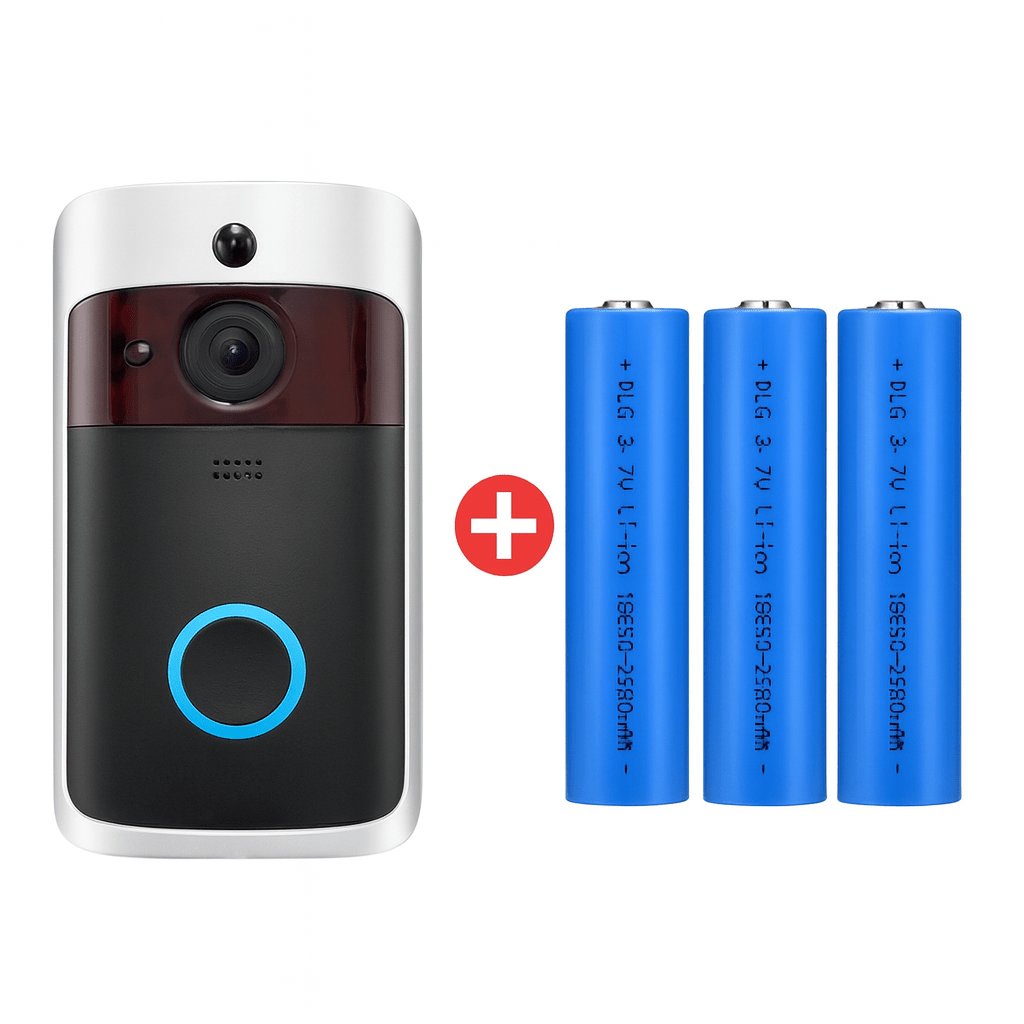 SecureVision HD Smart Doorbell with Night Vision & Intercom