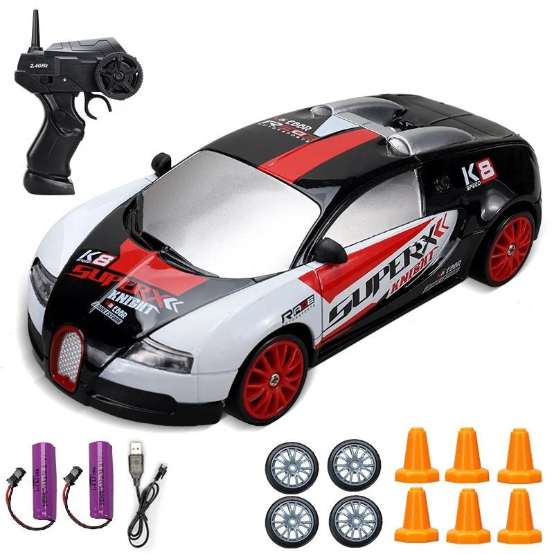VelocityMaster 4WD Remote Control Drift Car with Realistic Design