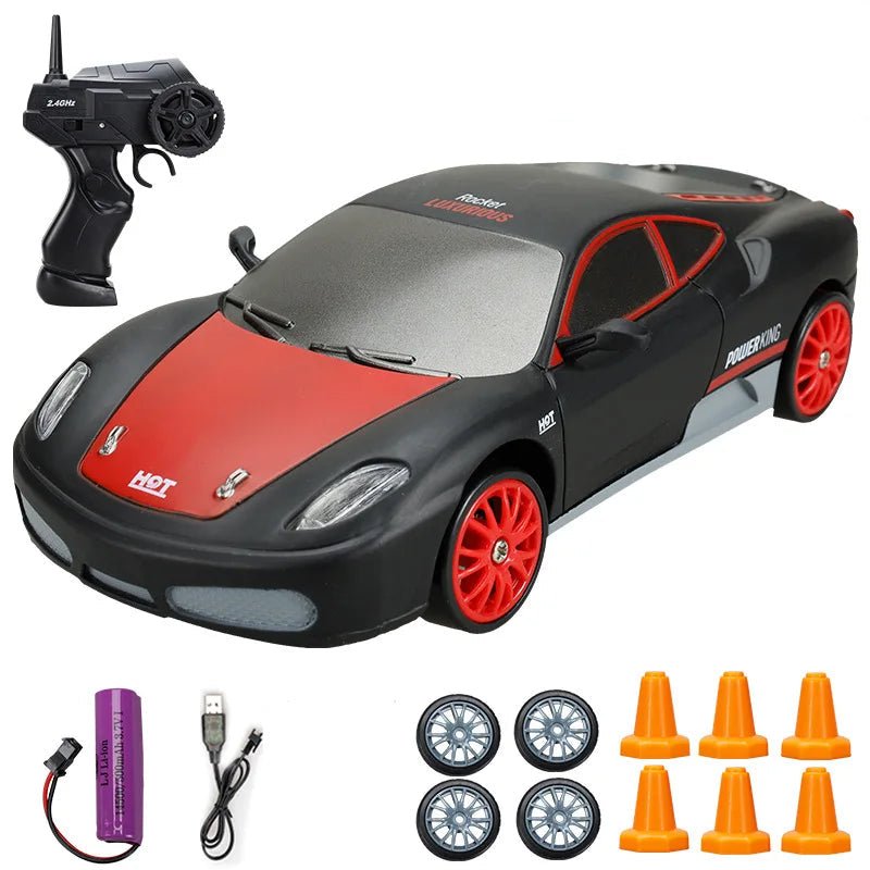 VelocityMaster 4WD Remote Control Drift Car with Realistic Design
