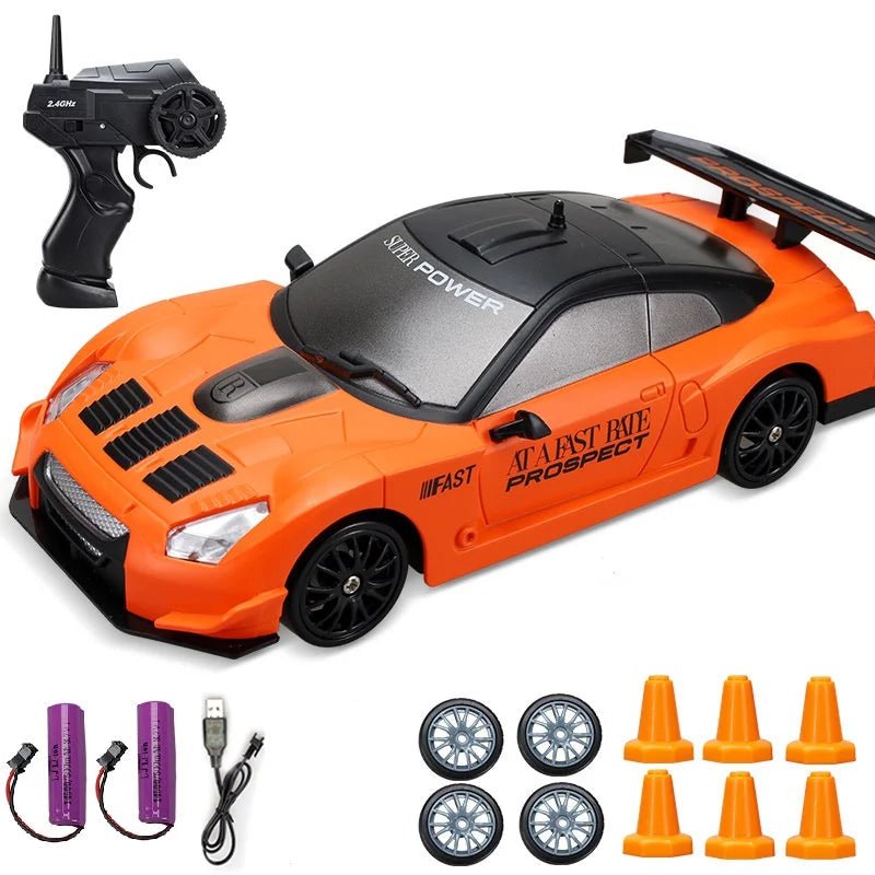VelocityMaster 4WD Remote Control Drift Car with Realistic Design