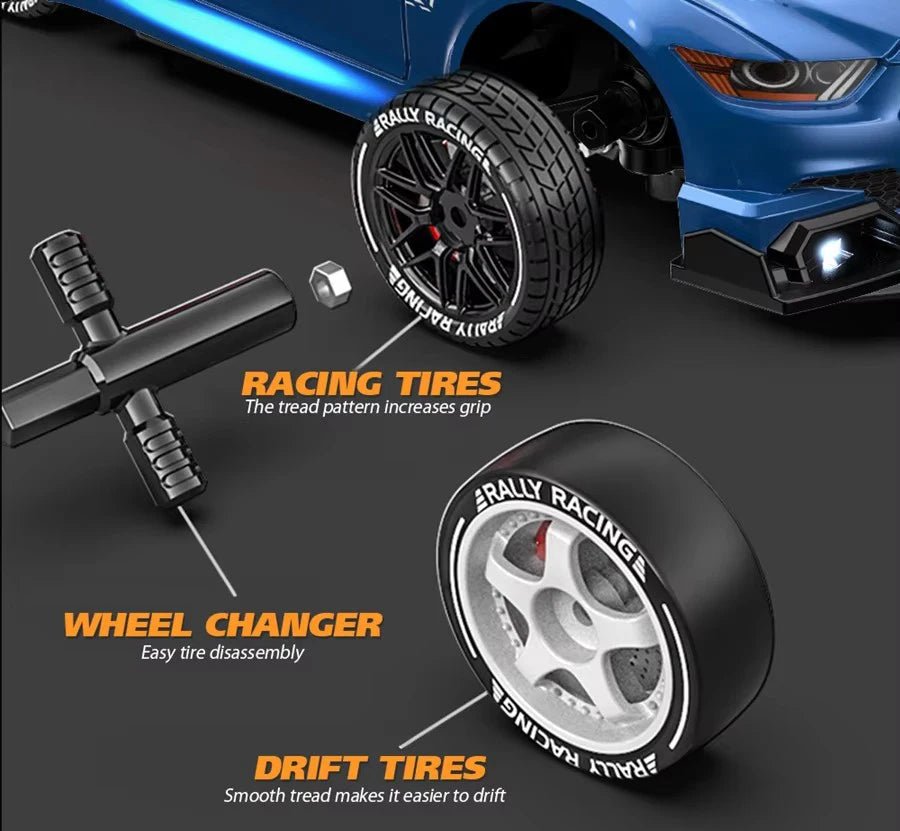 DriftMaster 4WD Remote Control Drift Car with Precision Tires