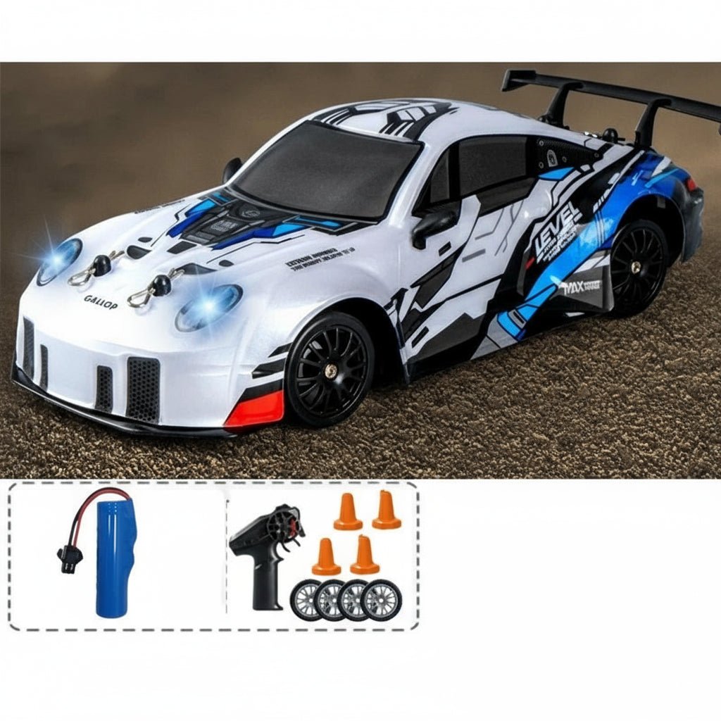 TurboGlide 1:24 Speedster 4WD Drift Car with LED Lights