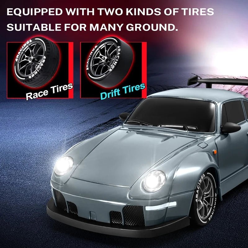 TurboGlide 1:24 Speedster 4WD Drift Car with LED Lights