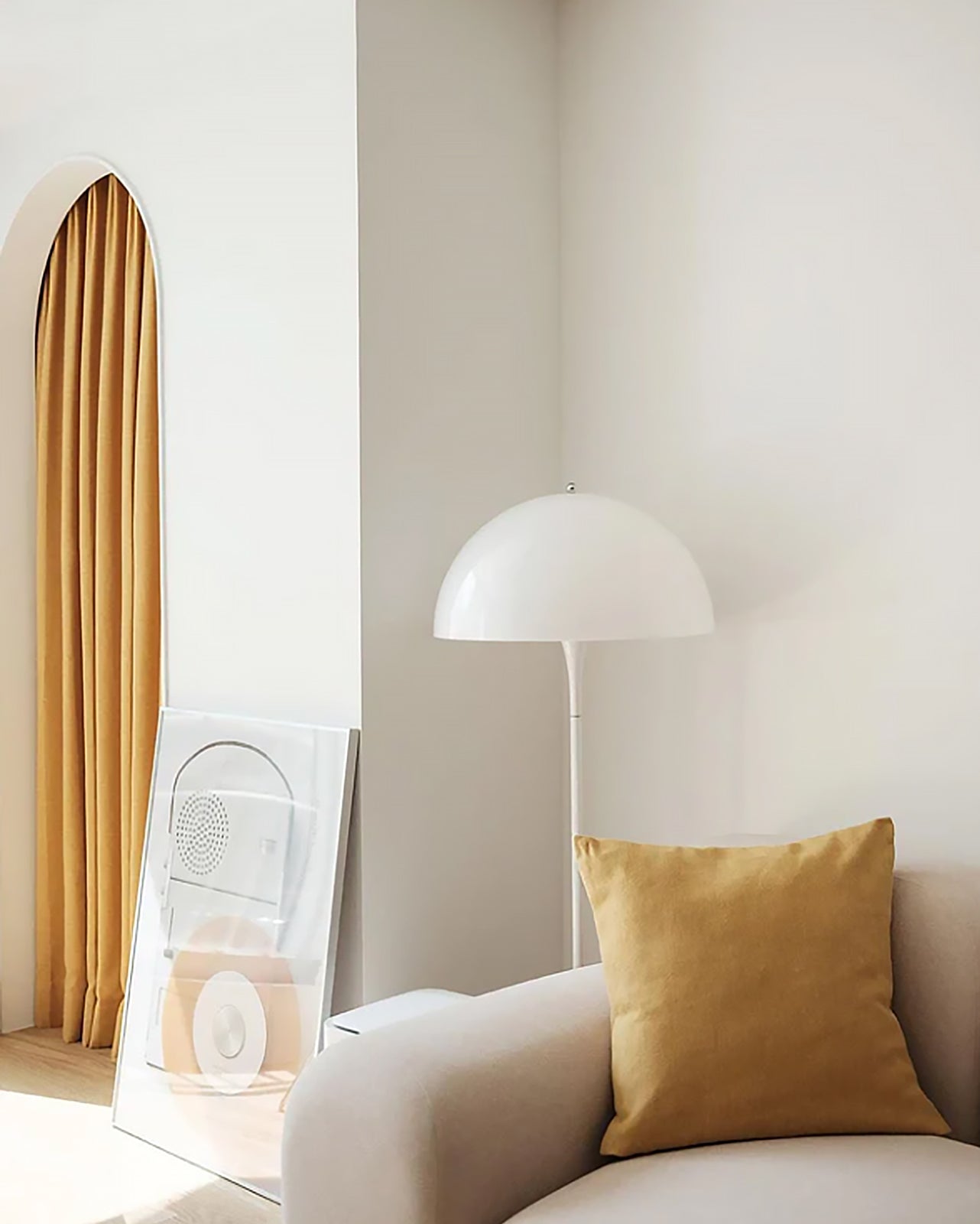 Taavita Mid-Century Retro Mushroom Floor Lamp