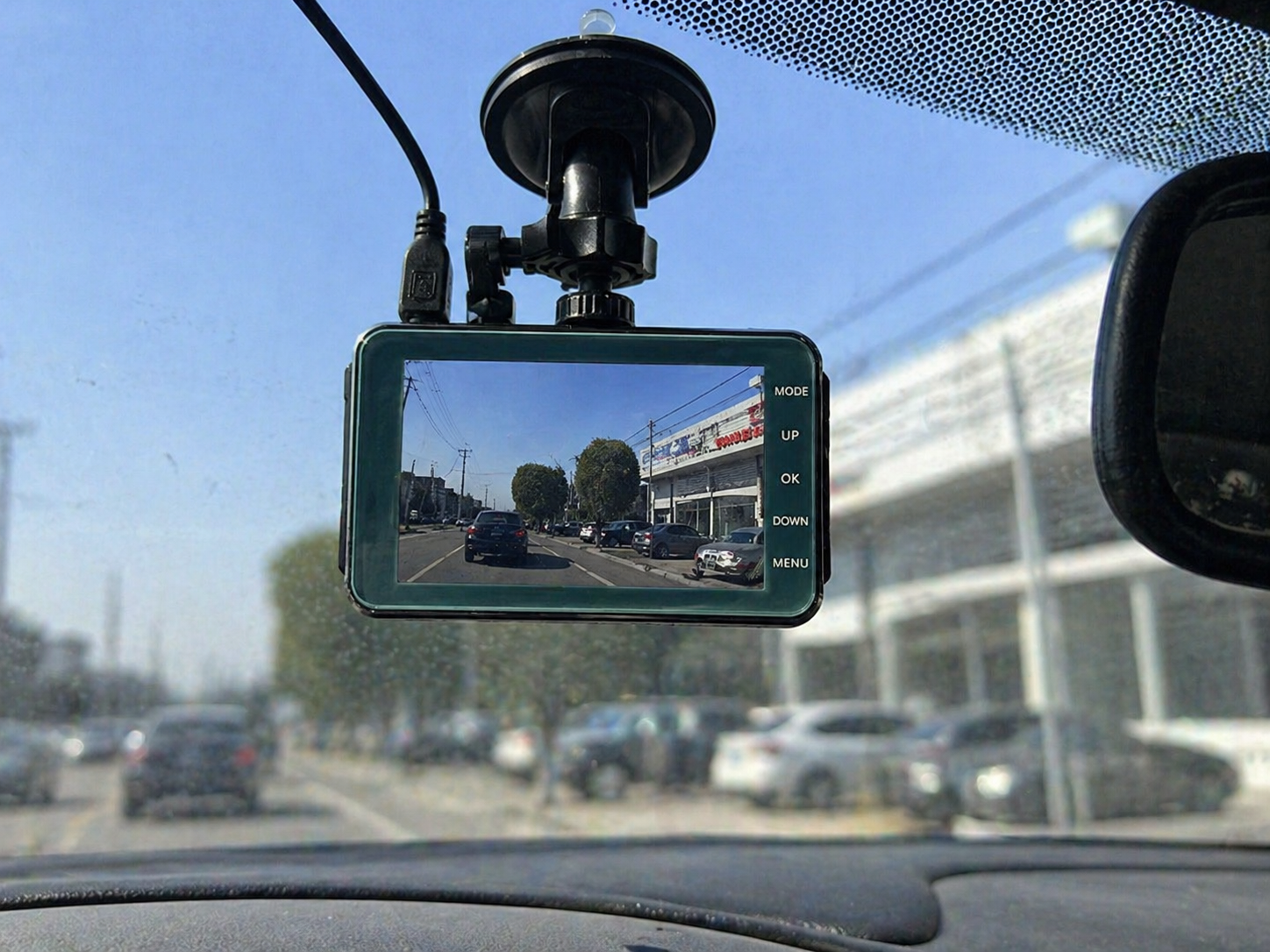 Dual Dash Camera with Night Vision – Front and Rear 1080P HD Recording
