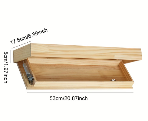 Hidden Storage Floating Wall Shelf | Modern Minimalist Design for Home