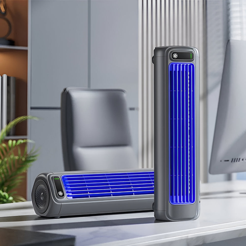 Space-Saving Tower Fan with Adjustable Speed Settings