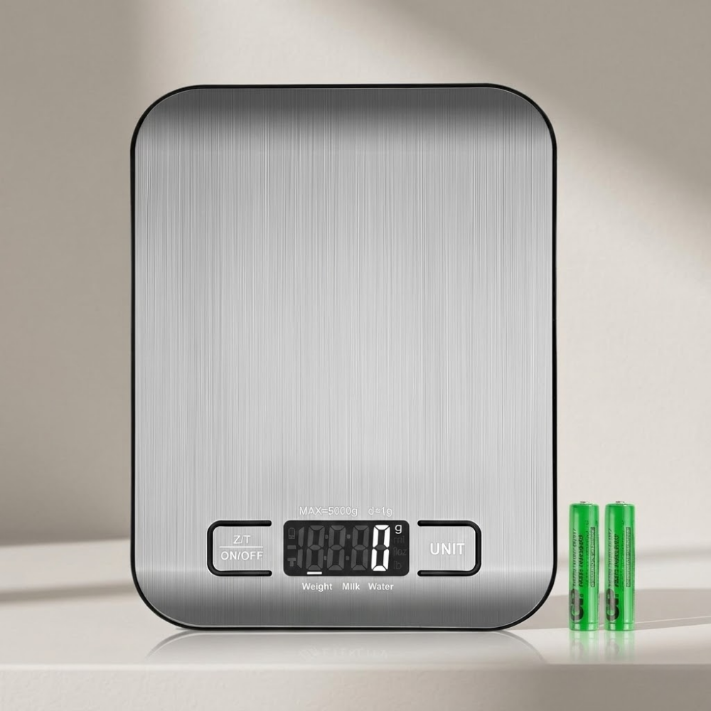 Precision Kitchen Weighing Scale – Sleek Stainless Steel Design