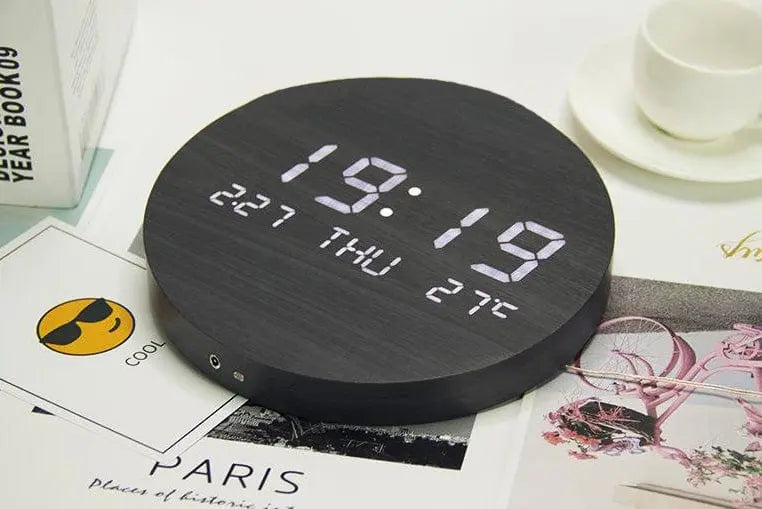 Stylish Digital Wall Clock for Modern Interiors