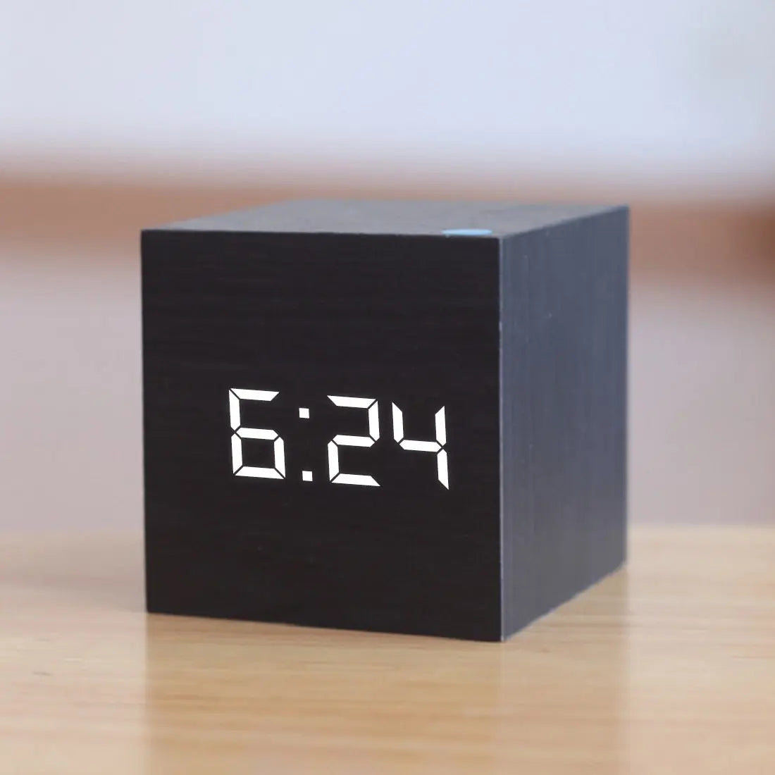 Sleek LED Timekeeper with Temperature & Date Display