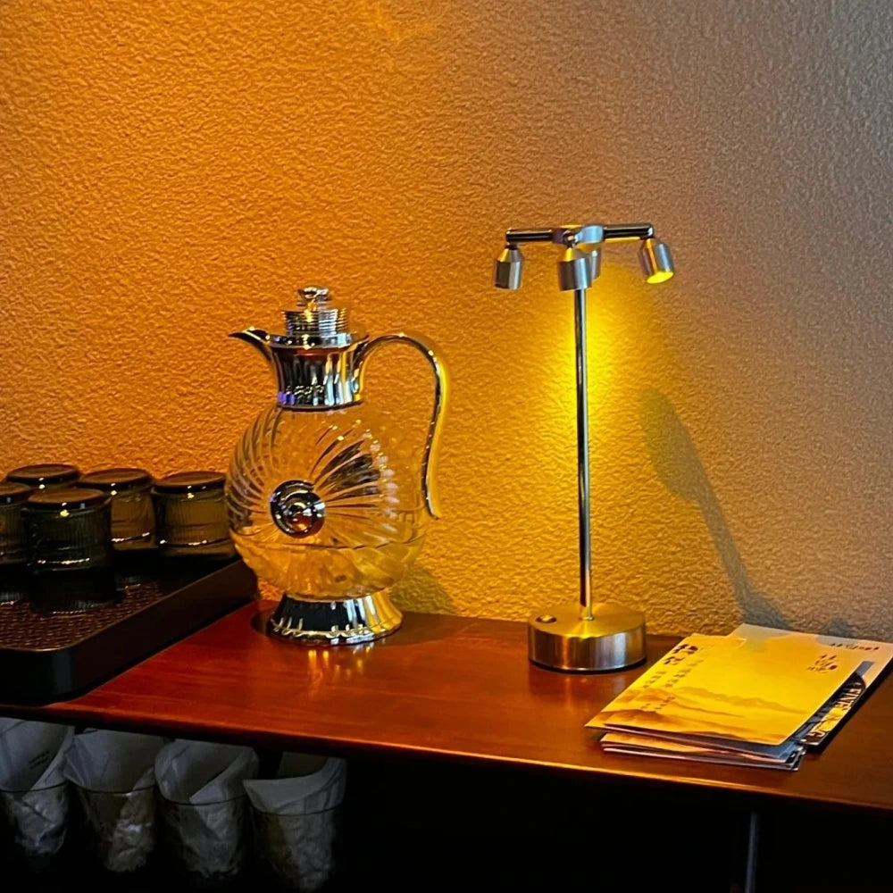 Versatile Touch-Controlled Table Lamp with 360° Rotation