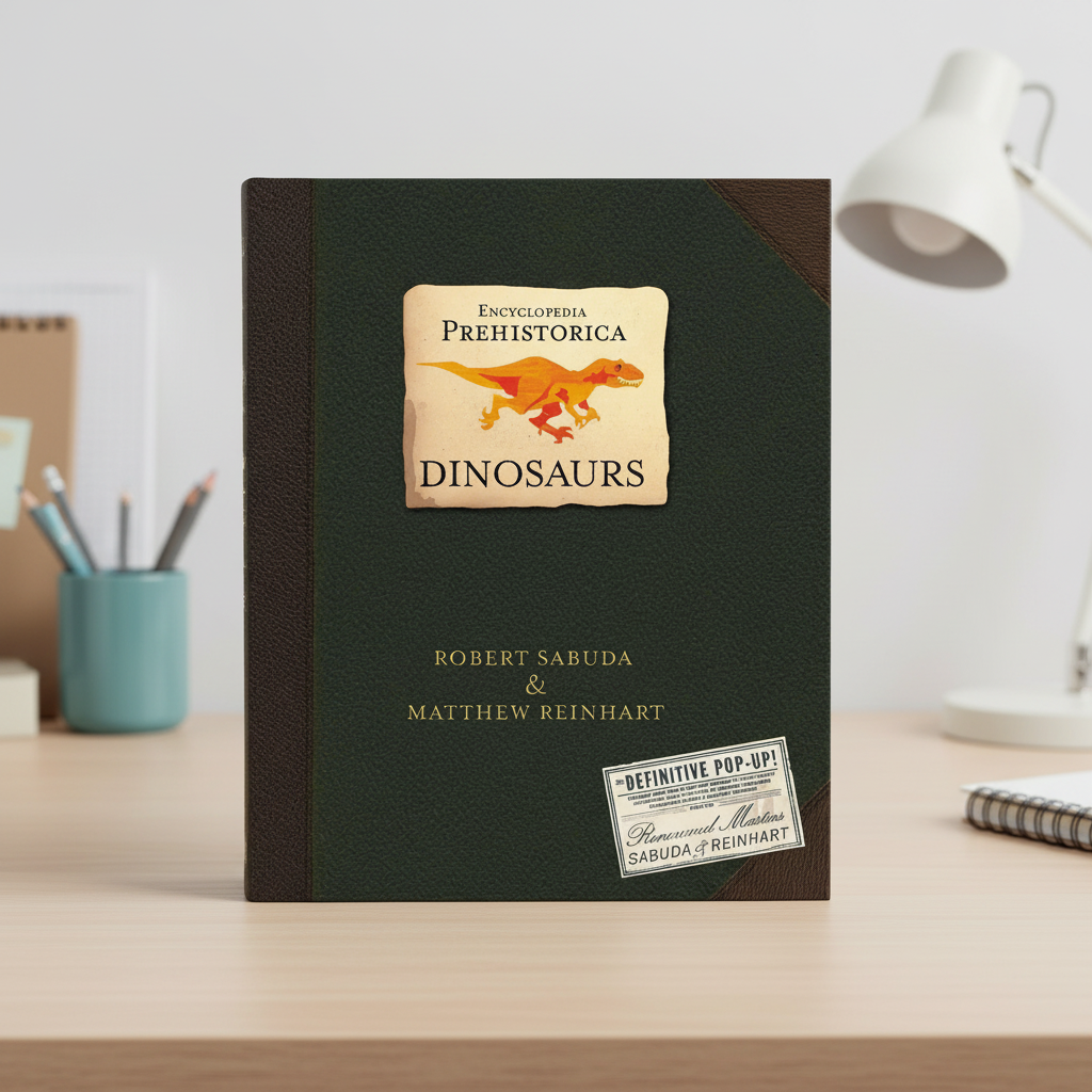 3D Pop-up Book on Dinosaurs with Durable Pages & Bright Illustrations for Children
