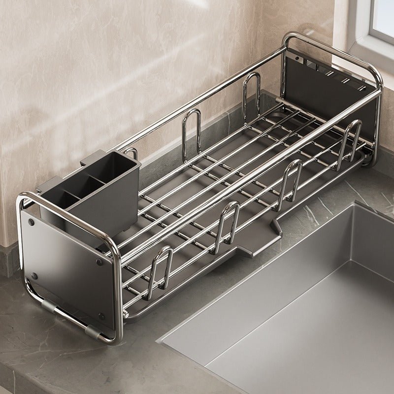 Space-Efficient Dish Drying Rack for Clutter-Free Kitchens