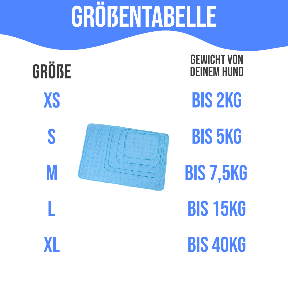 Cooling Mat for Dogs with Pressure-Activated Gel – Comfort for Warm Days
