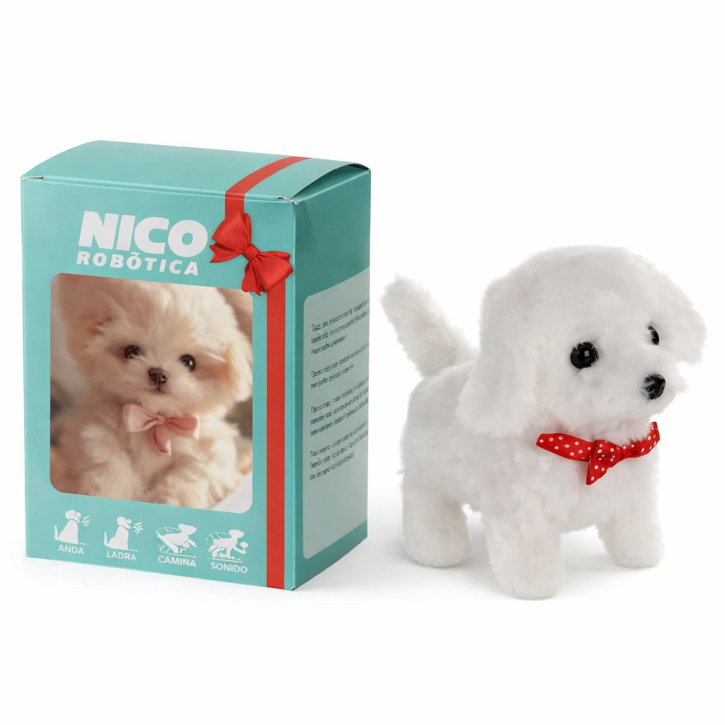 Interactive Walking Puppy Toy That Barks and Moves
