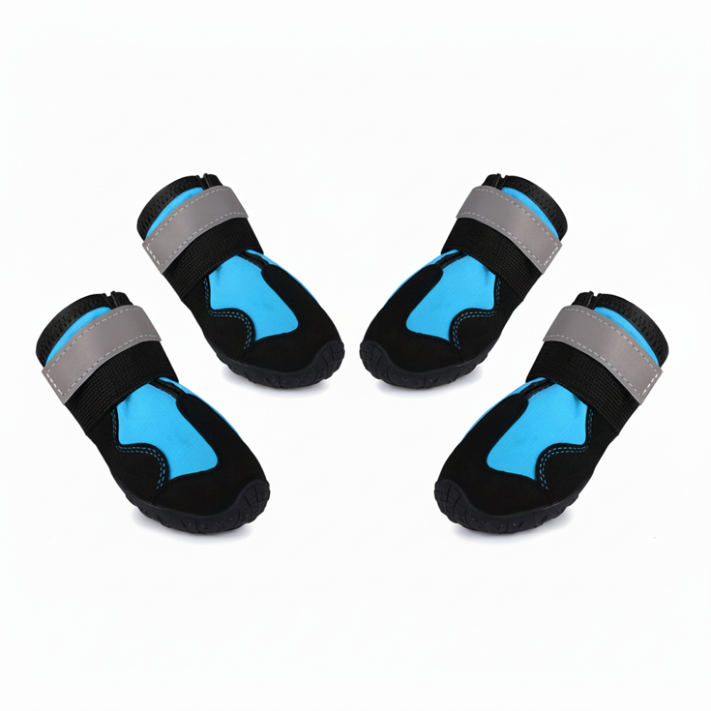All-Terrain Canine Footwear with Sturdy Rubber Soles