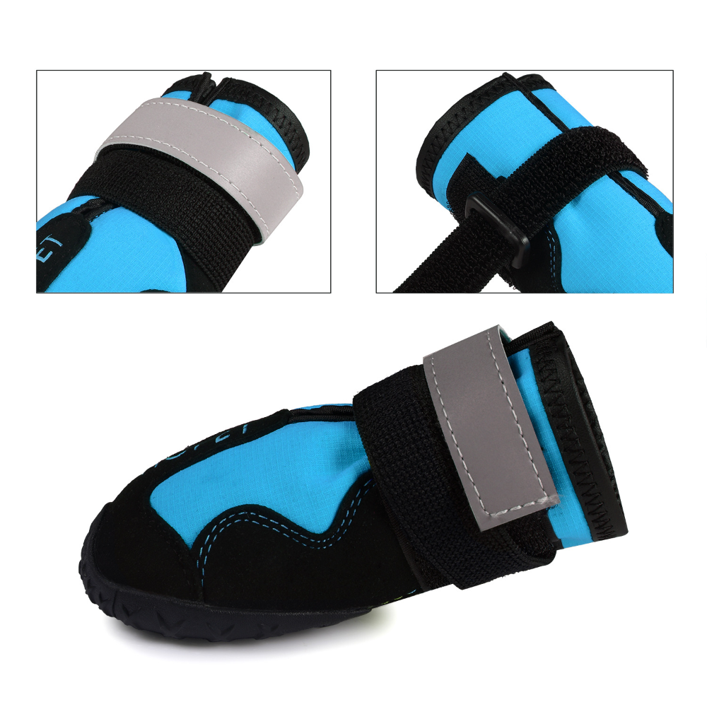 All-Terrain Canine Footwear with Sturdy Rubber Soles
