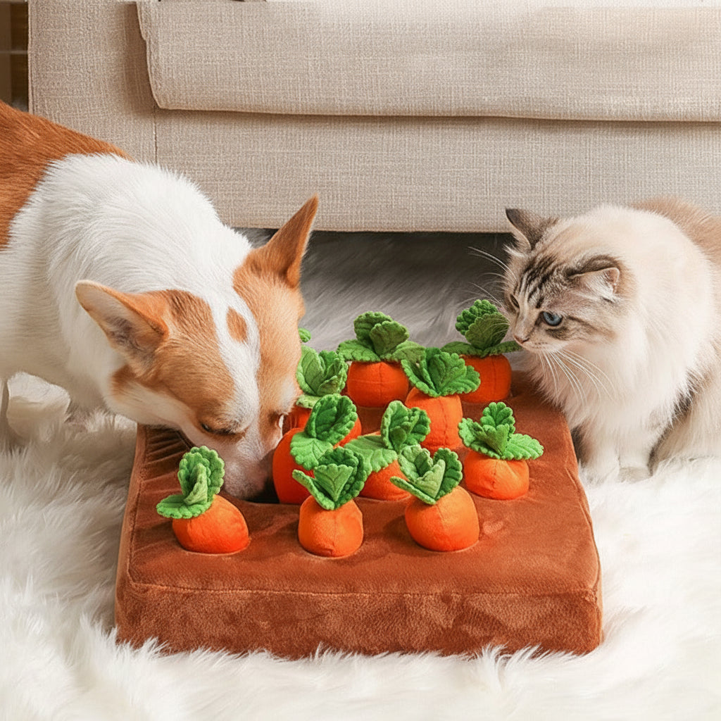 Interactive Vegetable Garden Snuffle Mat for Dogs