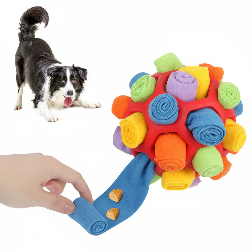 Engaging Snack Dispensing Ball for Dog Training and Fun