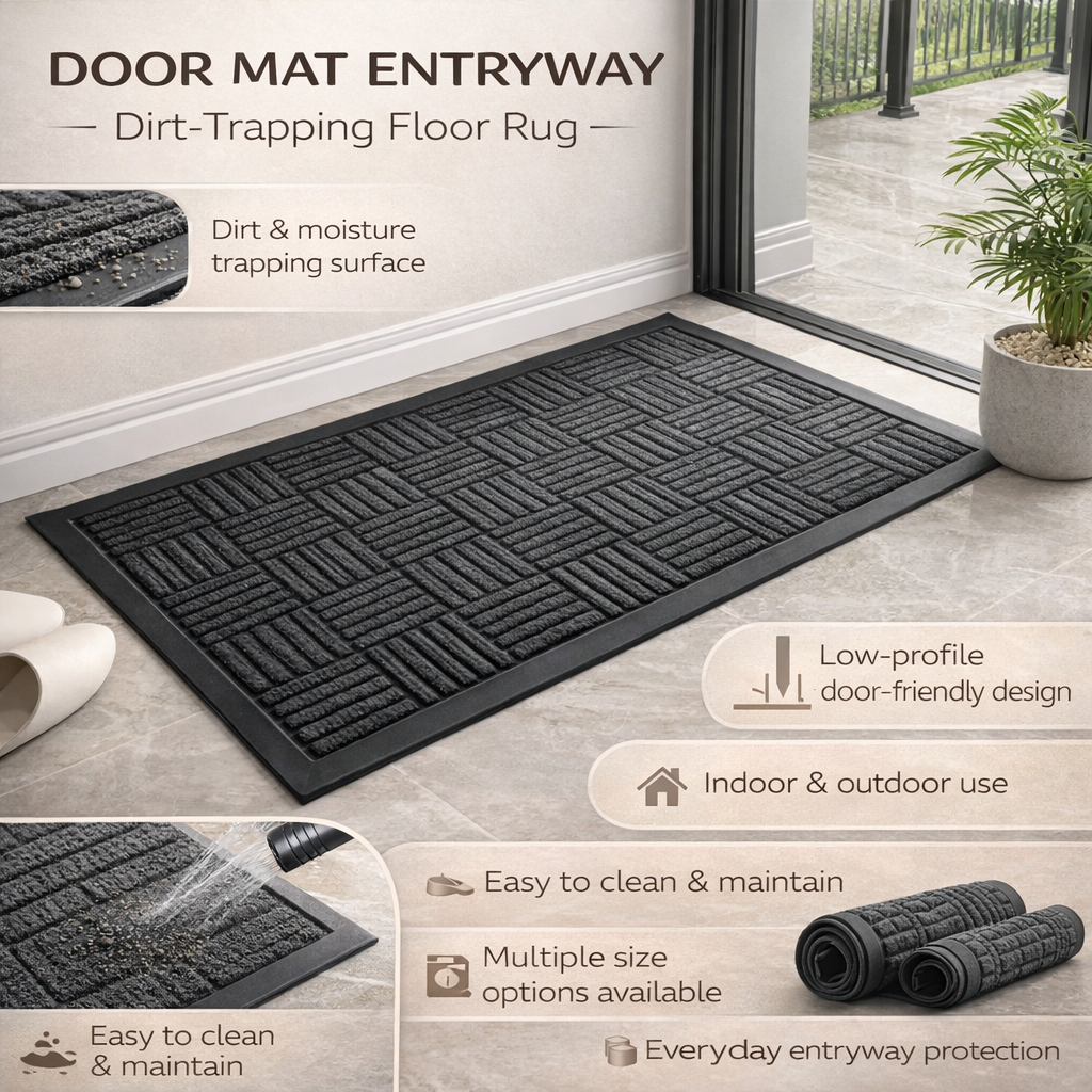 Ultimate Dirt-Absorbing Welcome Mat for Spotless Entrances