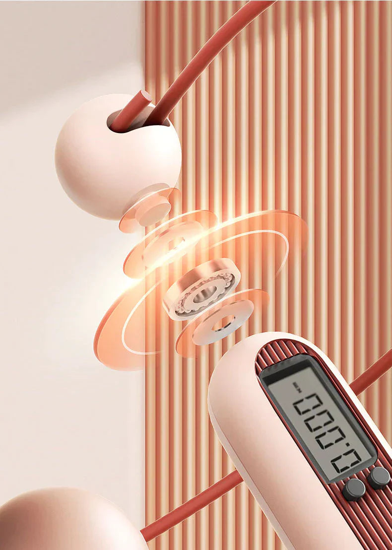 Compact Wireless Jump Rope with Built-in Counter