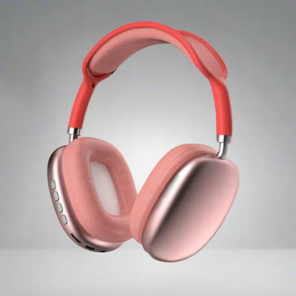 Bluetooth Over-Ear Headphones with Wireless Design and Noise Isolation