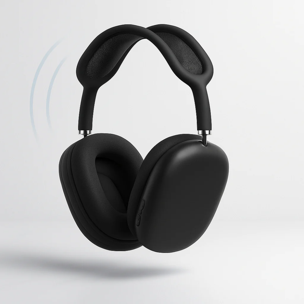Bluetooth Over-Ear Headphones with Wireless Design and Noise Isolation