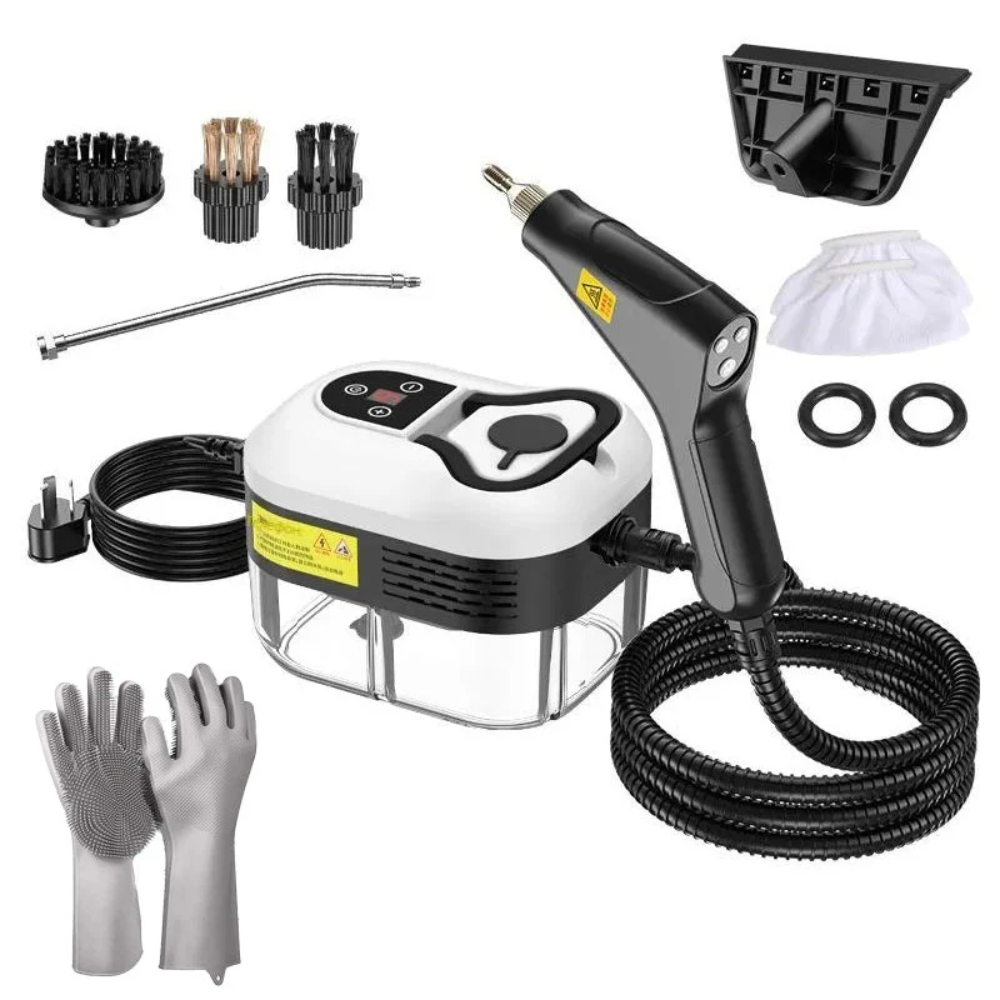 Portable 2500W High-Pressure Steam Cleaner with 4 Nozzles