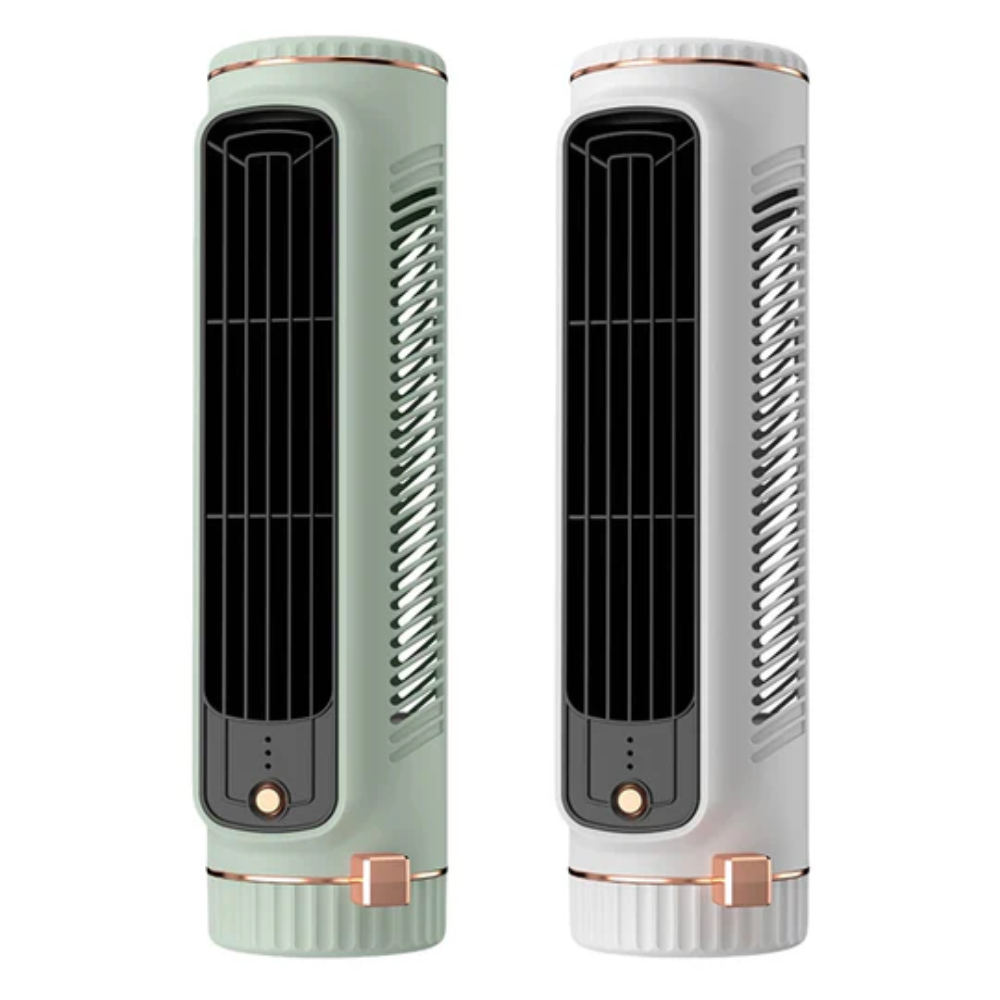 Bladeless Tower Fan for Cooling in Office and Bedroom - Portable Design