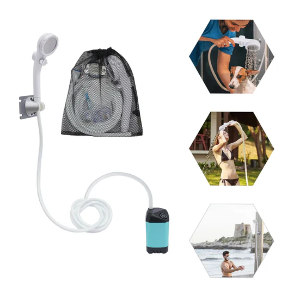 Outdoor Travel and Hiking Electric Portable Shower