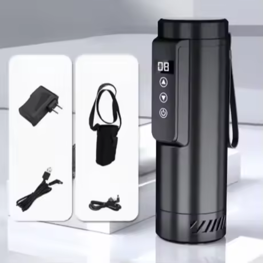 Travel-Friendly Insulin Pen Cooler with LED Temp Display for Vehicles