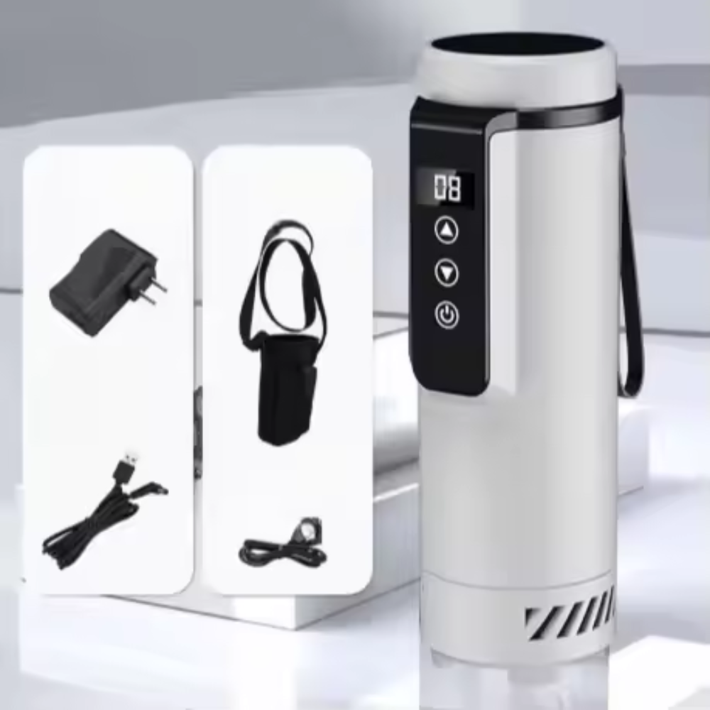 Travel-Friendly Insulin Pen Cooler with LED Temp Display for Vehicles