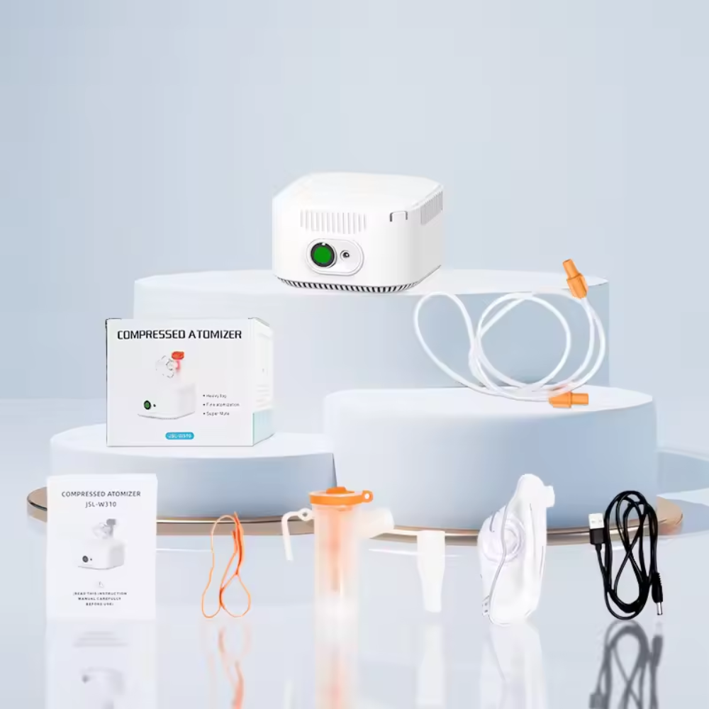 Quiet Operation Portable Nebulizer with Storage Case and Masks for All Ages