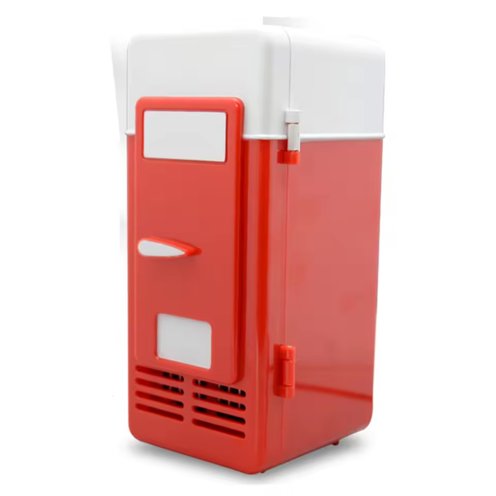 Compact Mini Refrigerator for Car, Home, and Office with Cooling Function