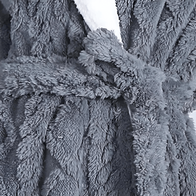CozyHaven Plush Hooded Bathrobe for Ultimate Comfort