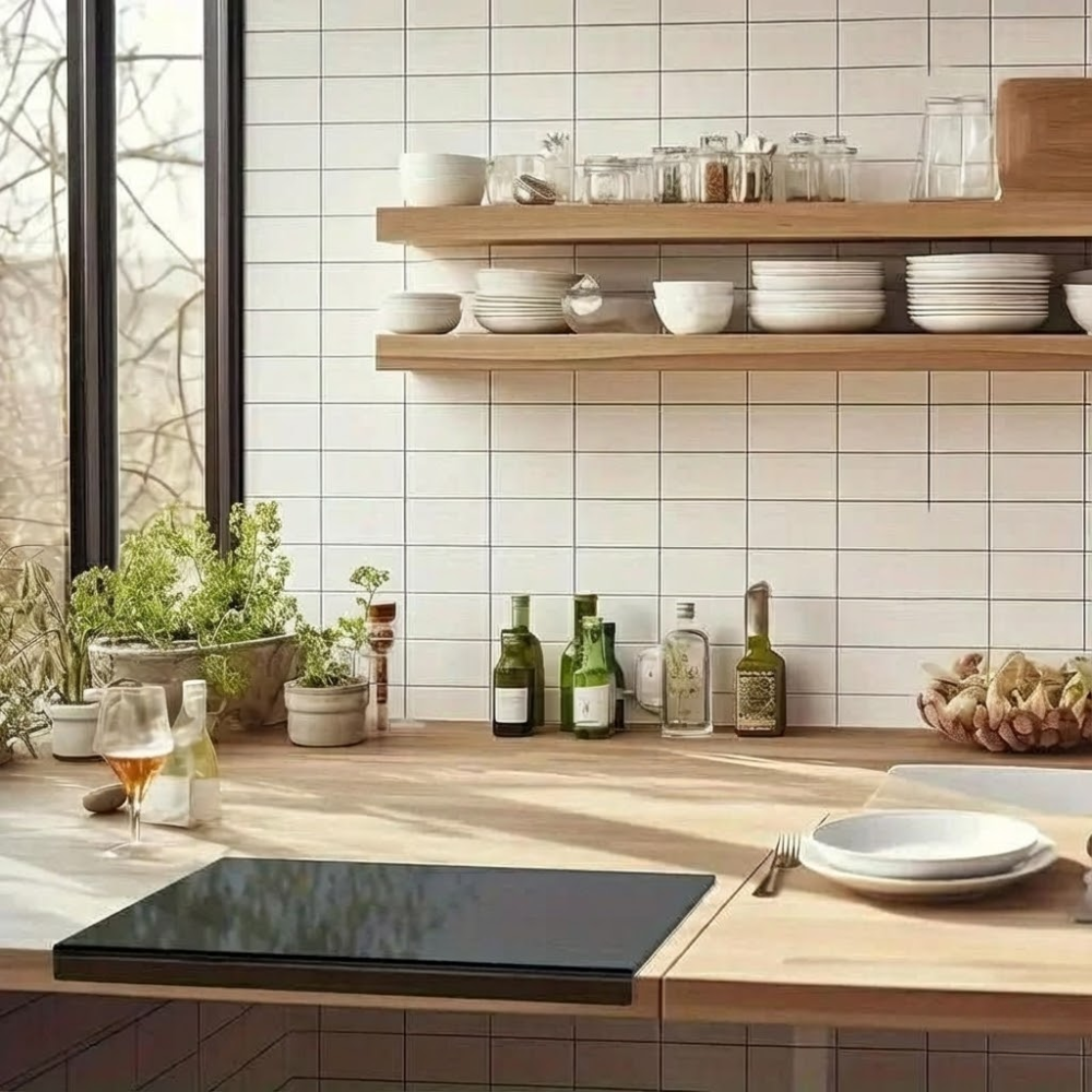 Premium Acrylic Kitchen Cutting Board with Anti-Slip Grip