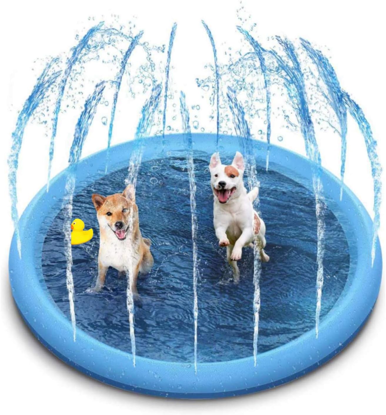 Outdoor Cooling Mat for Dogs – 60/67 Splash Pad with Sprinkler
