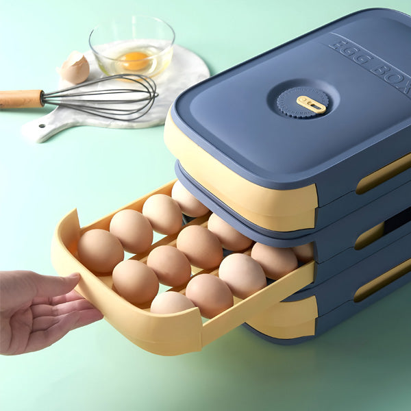 Nestable Container for Storing Eggs