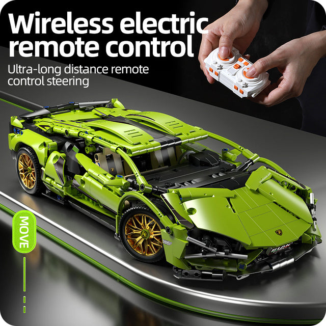 Dynamic Racing Car Building Kit for Enthusiasts of All Ages