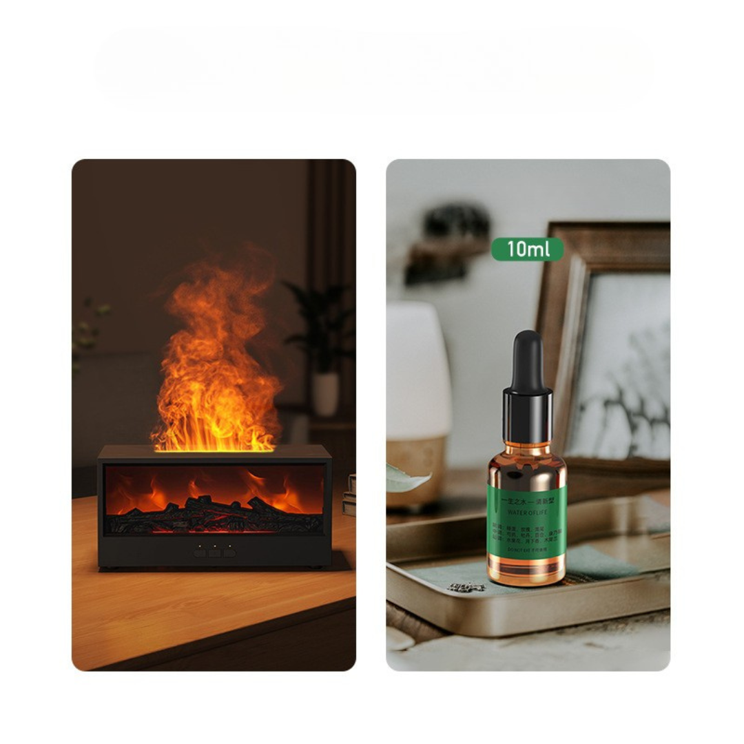 Charming Aroma Glow Device - Flickering Light & Scent