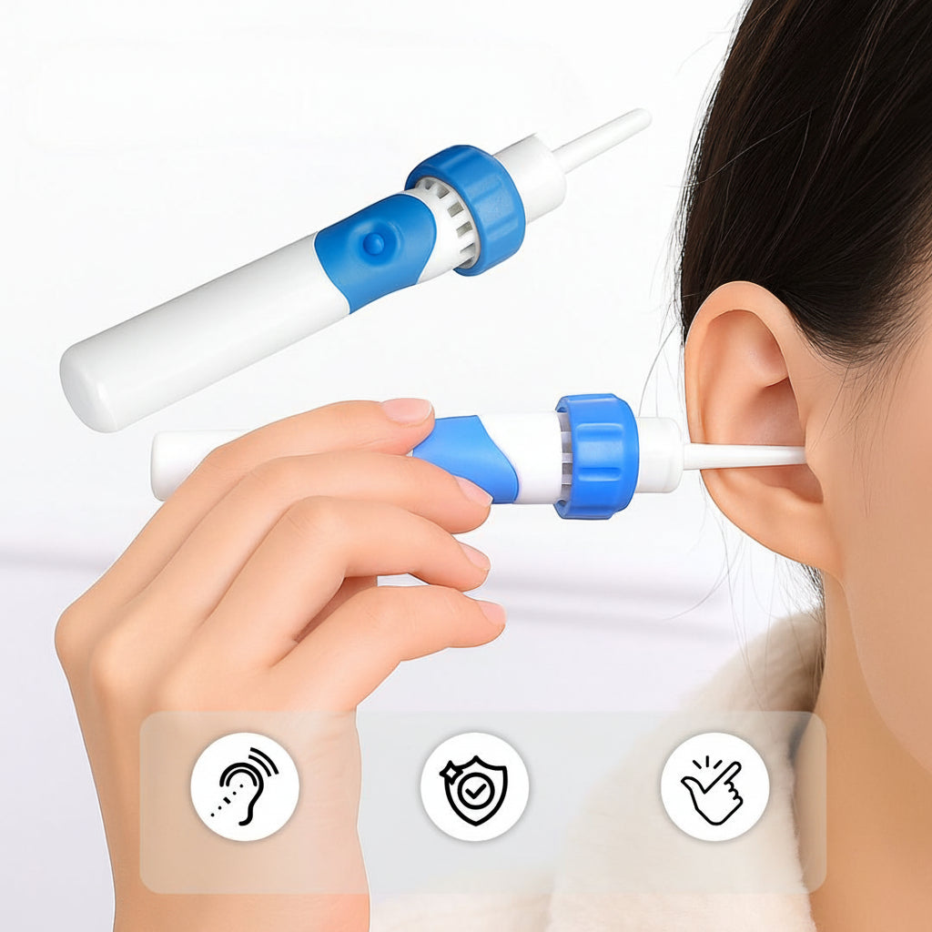 Gentle Ear Wax Remover with Suction and Soft Tips